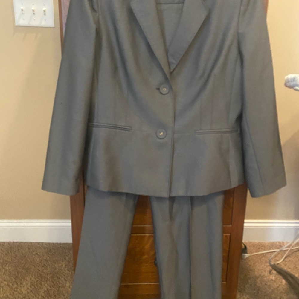 Le Suit Charcoal Women's Blazer
